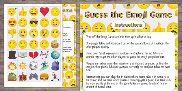 Emoji Quizzes and Games